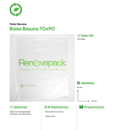 Bolsa 70x90 cm Biodegradable Cal 300 