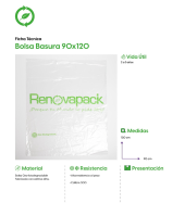 Bolsa 90x120 cm Biodegradable cal 300