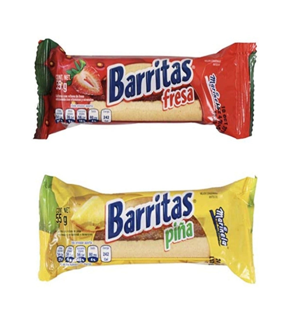 Mini Barritas 55 gr Galletas Marinela, Fresa, Piña o Mora, Sujeto a Disponibilidad en Tienda