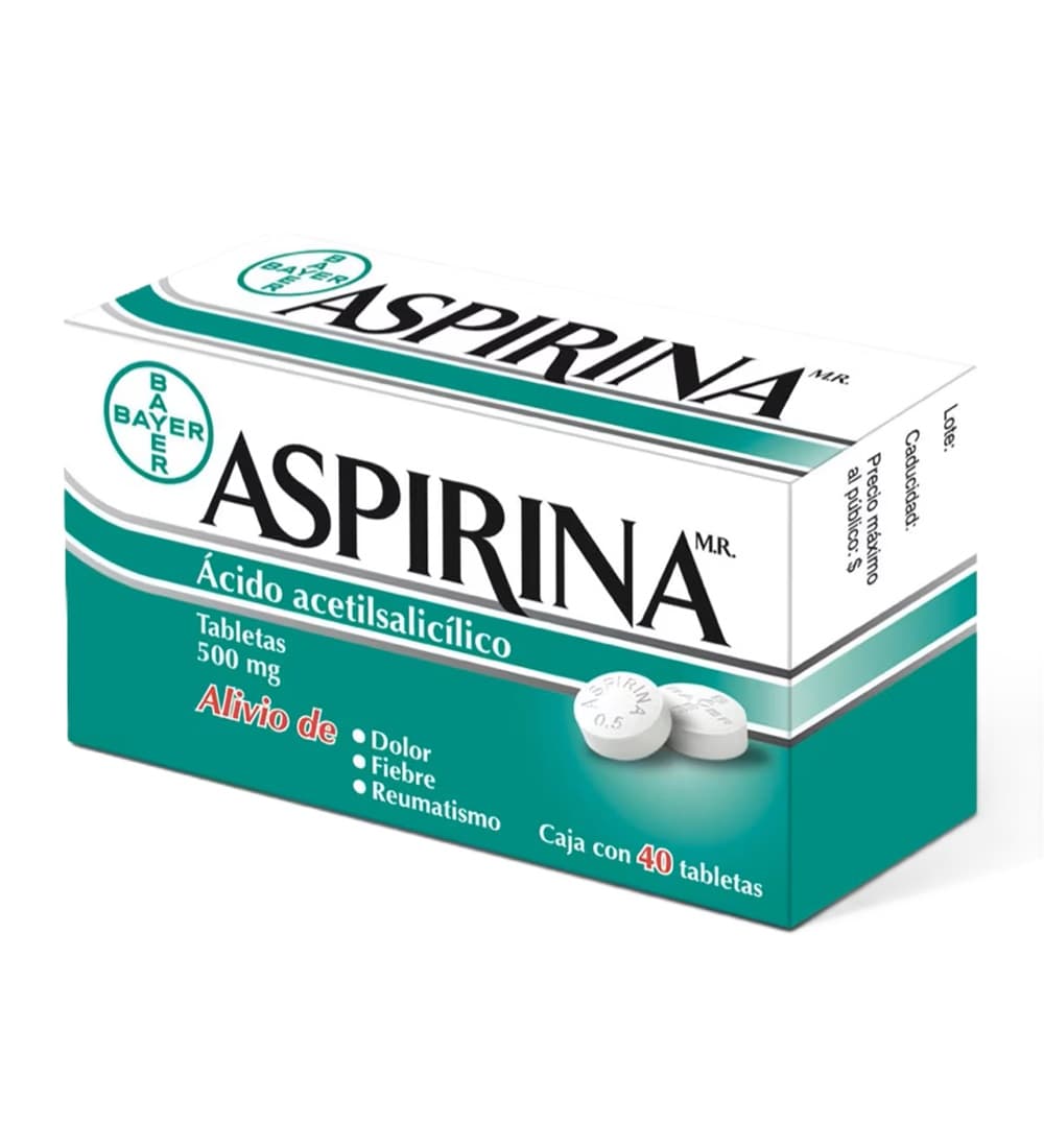 1 Aspirina 100mg Dolor Leve y Moderado