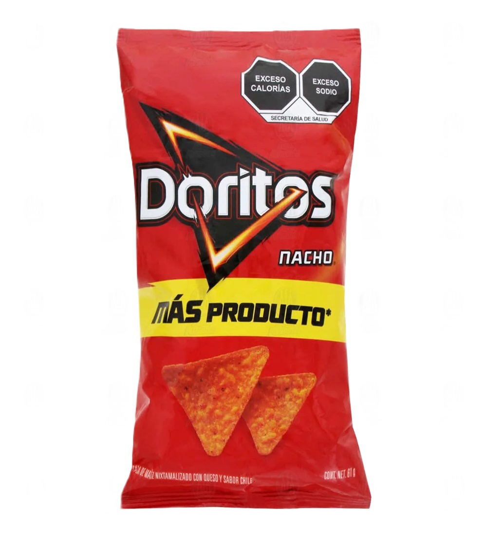 Doritos Nacho 60 gr Papas Sabritas 