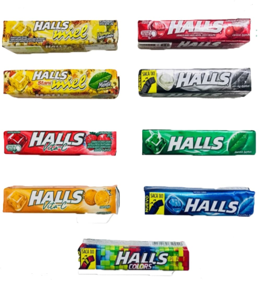 Halls Pastillas Refrescantes, Variedad De Mentas, Miel, Cereza o Mora Sujeto a Disponibilidad en Tie