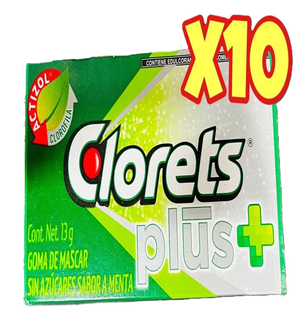 Clorets Menta 10 Pzs Chicles 